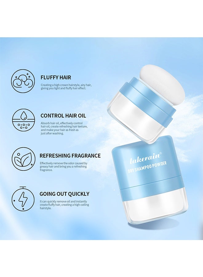 lakerain Dry Shampoo Powder ，Dry Shampoo Control Hair Oil Refresh Hair Fragrance and Volumizes Hair Volumizing Dry Shampoo Powder for Fluffy Hair Easy to Use Shampoo Fresh Floral #3 Ocean fragrance - Image 4